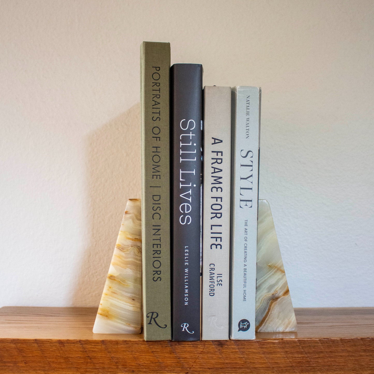 Marble Books Ends
