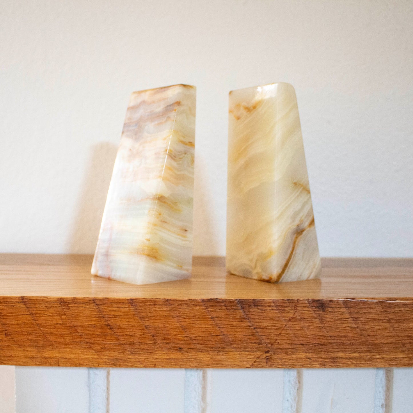 Marble Books Ends